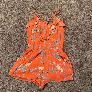 Pink/orange romper